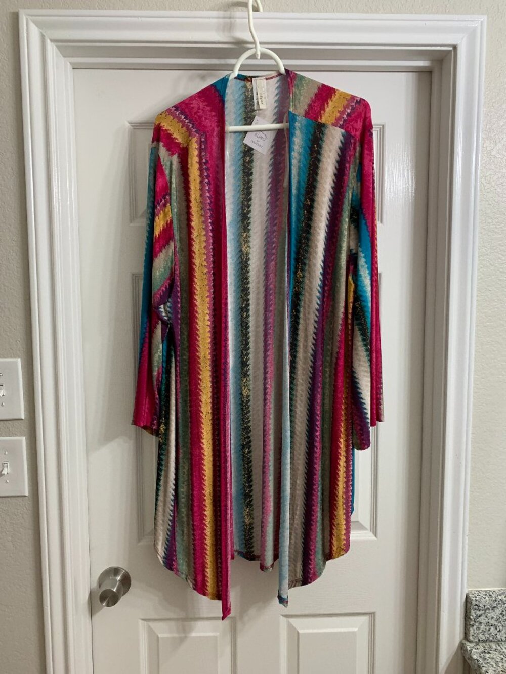Lilypad Brand Women's Multi-Color Stretchy Jacket, Size 3X (NWT)